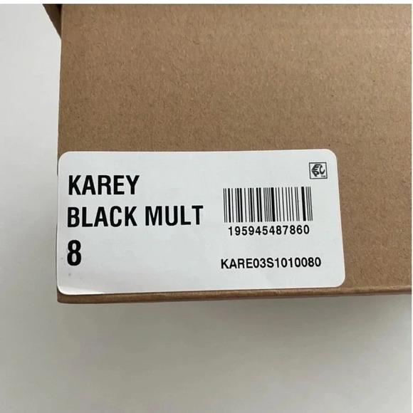 New Steve Madden Karey Black Multi Lightweight Lace Up Mid Heel Booties size 8 - Picture 11 of 13